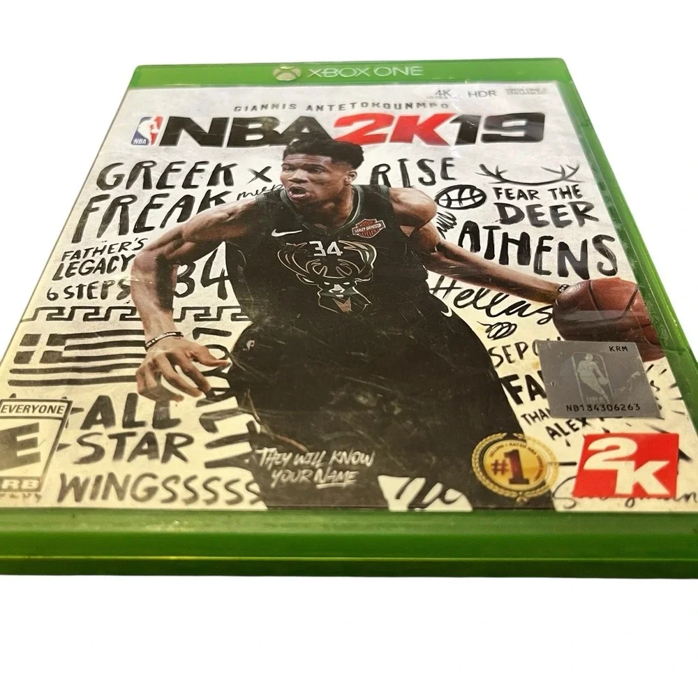 NBA 2K19 Microsoft Xbox One XONE Game Basketball Manual Included Tested Works